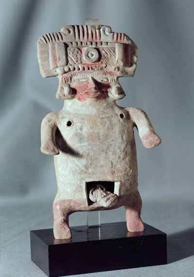 Statuette of a woman giving birth by Pre Columbian